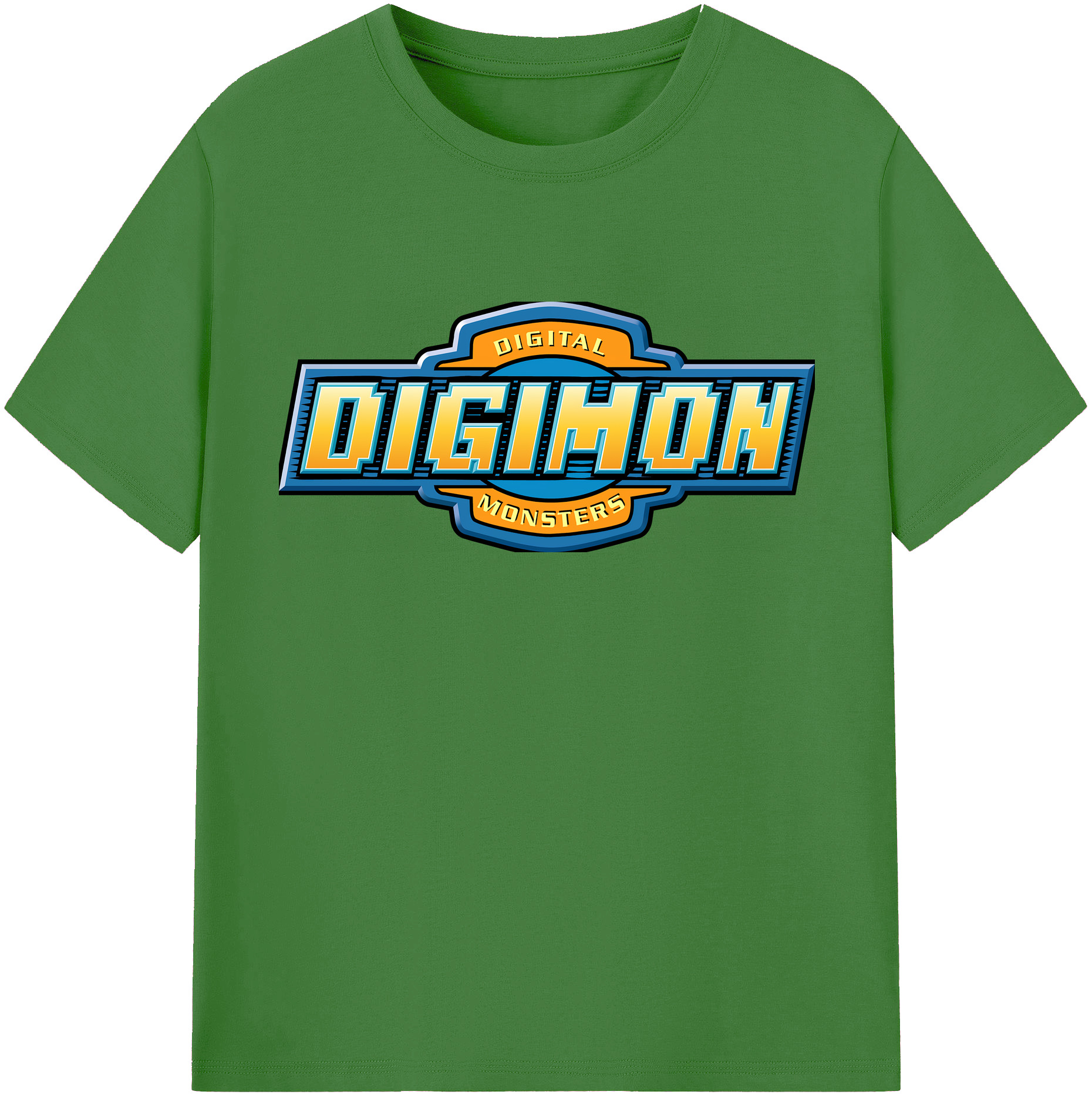 （画像用） Digimon デジタルモンスター/デジモン レディースカジュアルプリントTシャツ（綿100％）